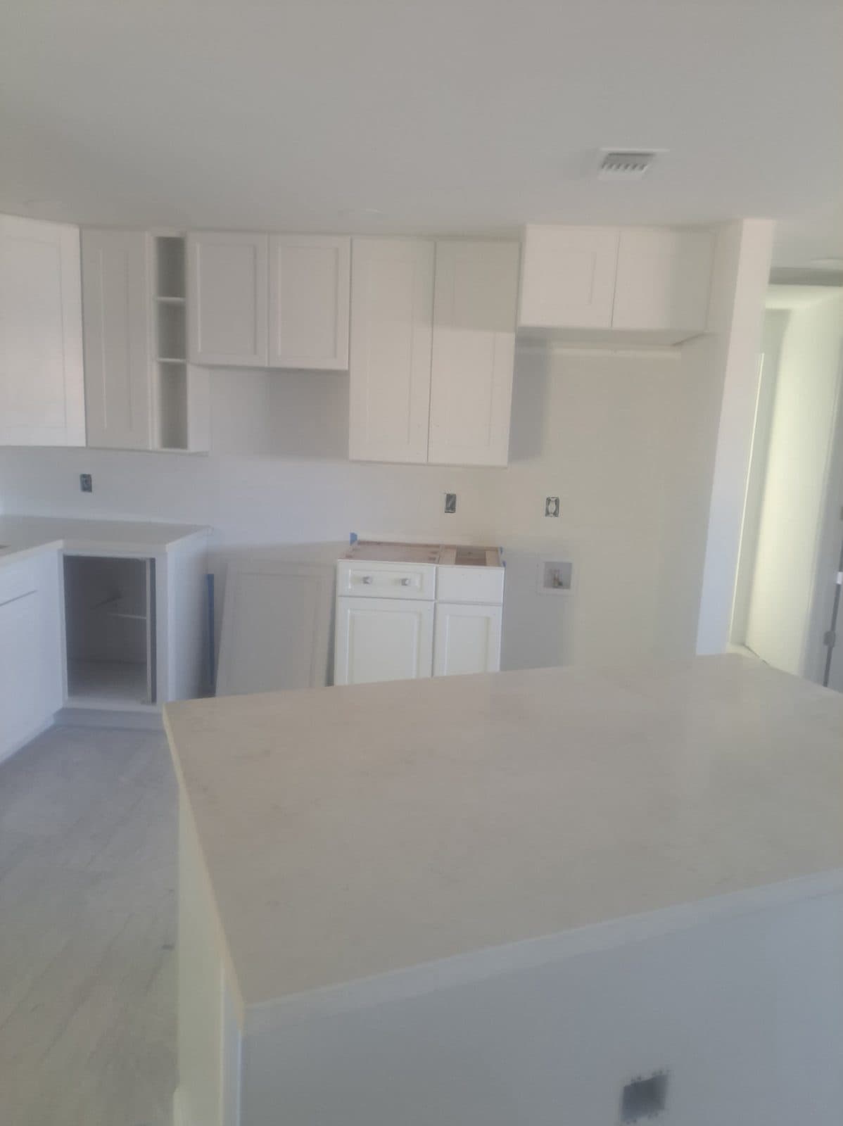New kitchen with island
